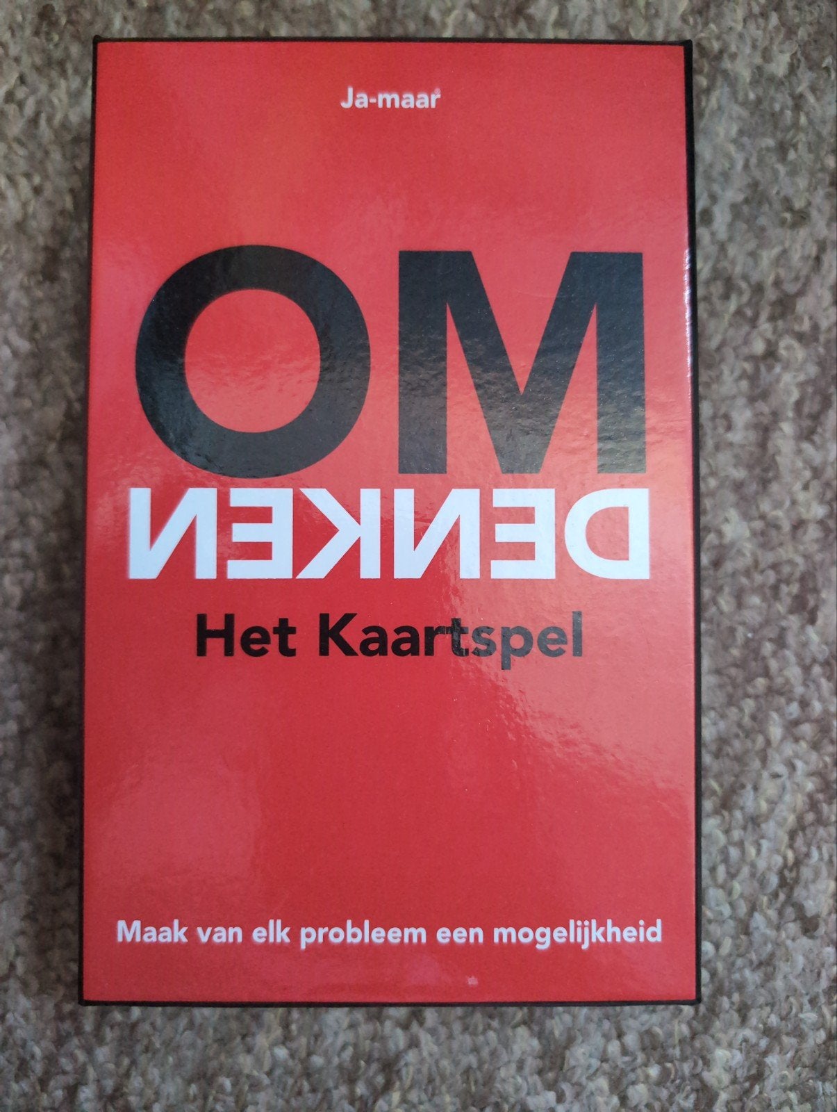 omdenken kaartspel - nieuw, Ophalen of Verzenden, Zo goed als nieuw