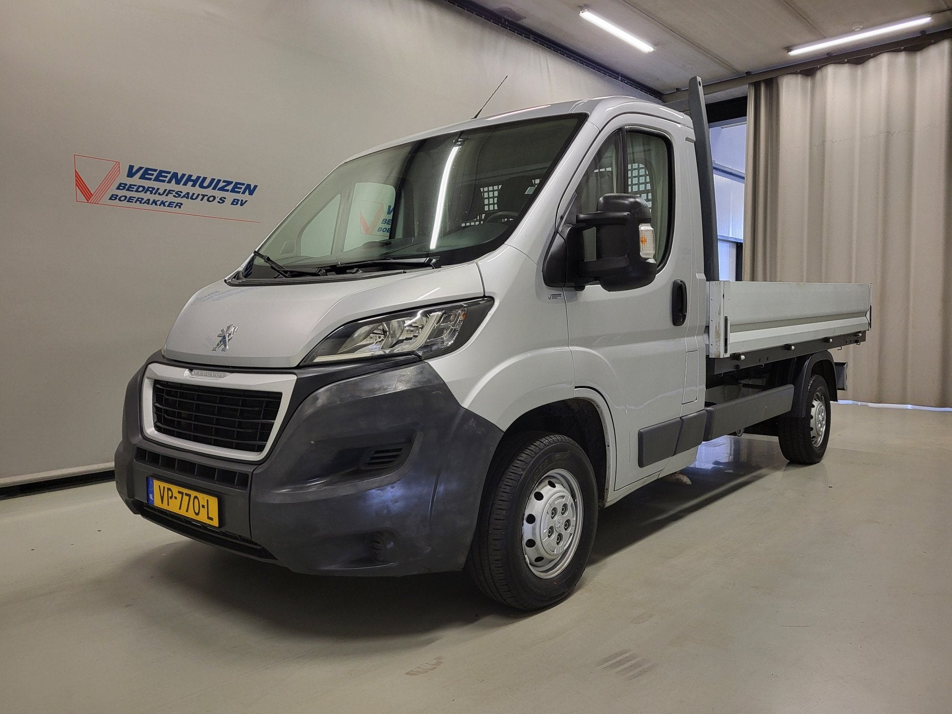 Peugeot Boxer 2.2HDI 131pk Pick-up!, Voorwielaandrijving, Euro 5, 15 km/l, Gebruikt