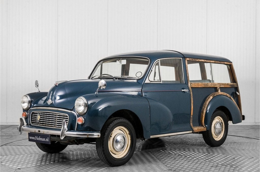 Morris Minor Traveller 1000 . (bj 1968), Auto's, Gebruikt, 4 cilinders, Blauw, Handgeschakeld