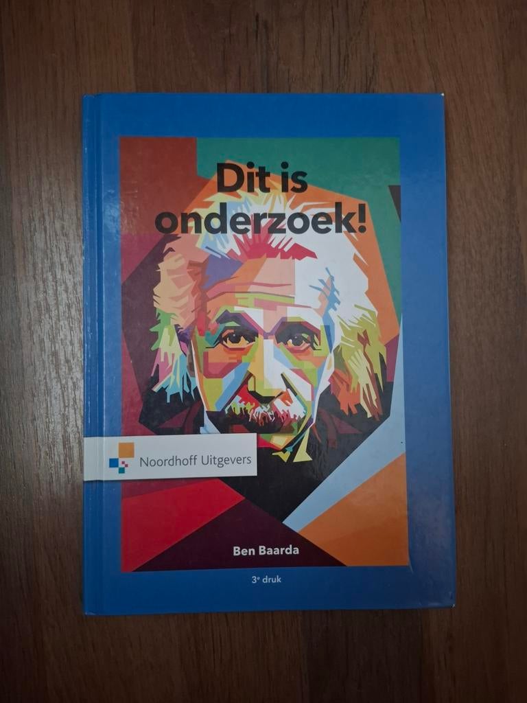 Ben Baarda - Dit is onderzoek!, Boeken, Sociale wetenschap, Ophalen of Verzenden, Zo goed als nieuw, Ben Baarda