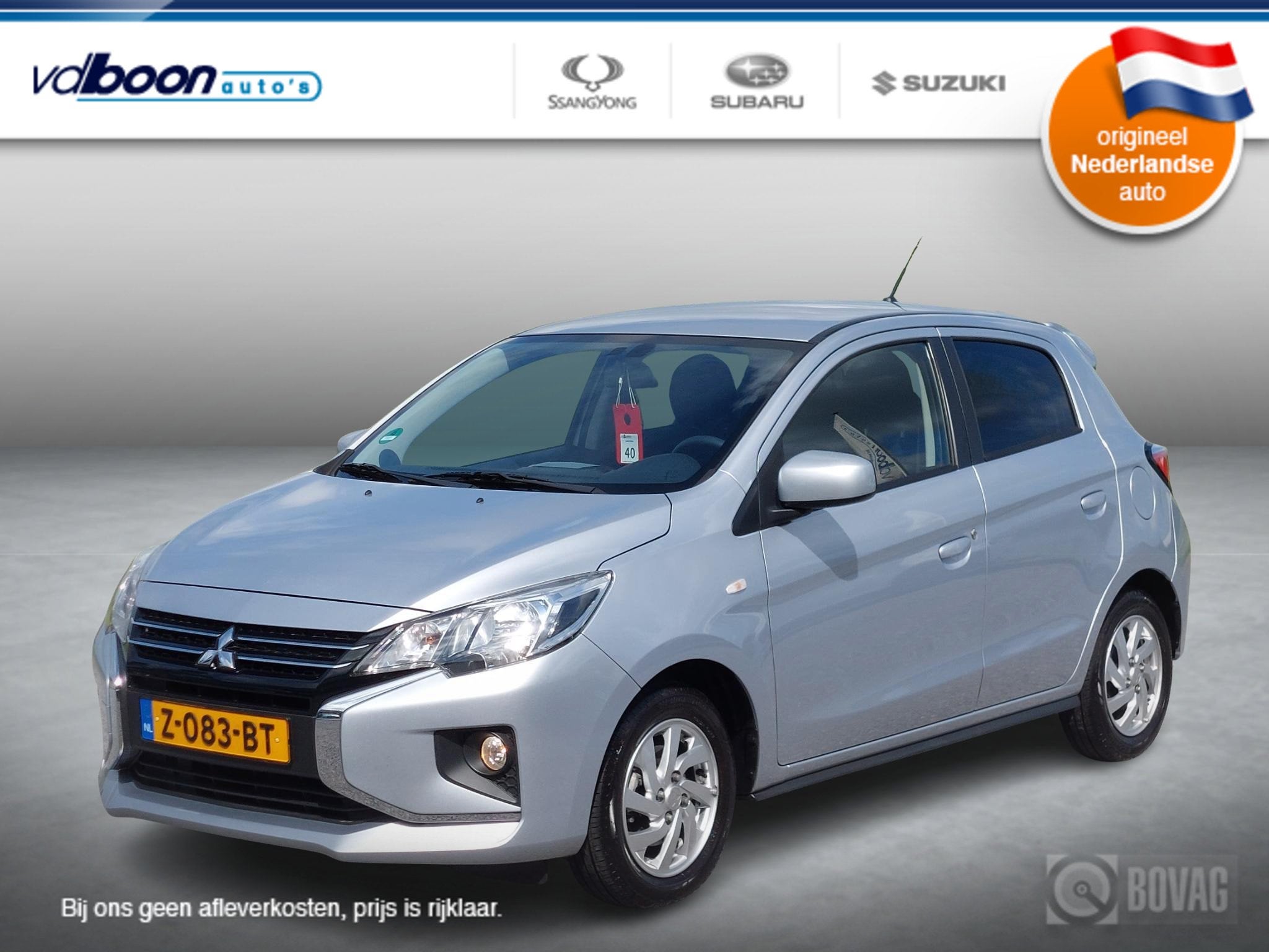 Mitsubishi Space Star 1.2 Dynamic AUTOMAAT | CLIMA | rijklaa, Auto's, 12 maanden, Stof, Gebruikt, Origineel Nederlands