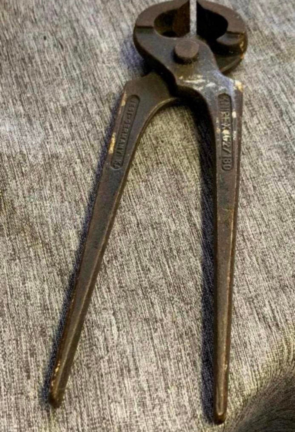 Kinipex Nijptang 52/180 bijna niet gebruikt Zie de bekken, Antiek en Kunst, Ophalen of Verzenden