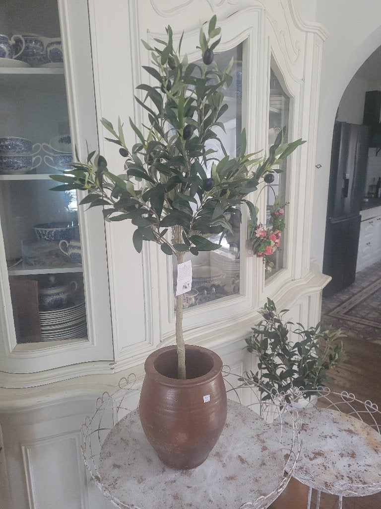 grotere oude grespot, olijfpot, Ophalen of Verzenden