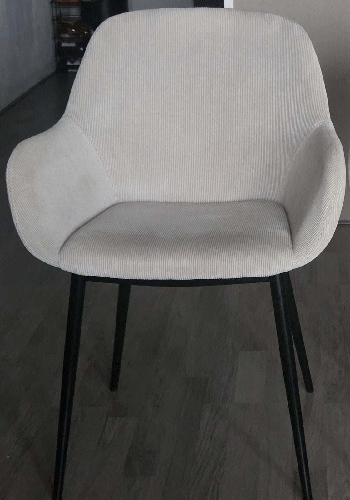 Grijze eetkamer stoelen, Huis en Inrichting, Ophalen