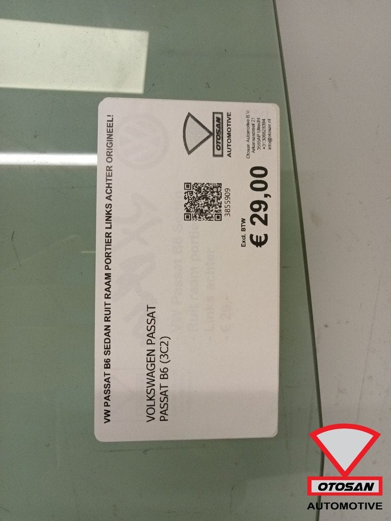 VW Passat B6 Sedan Ruit Raam Portier Links Achter Origineel!, Gebruikt, Volkswagen, Volkswagen AG, Berliner Ring 2
38440  Wolfsburg, DE