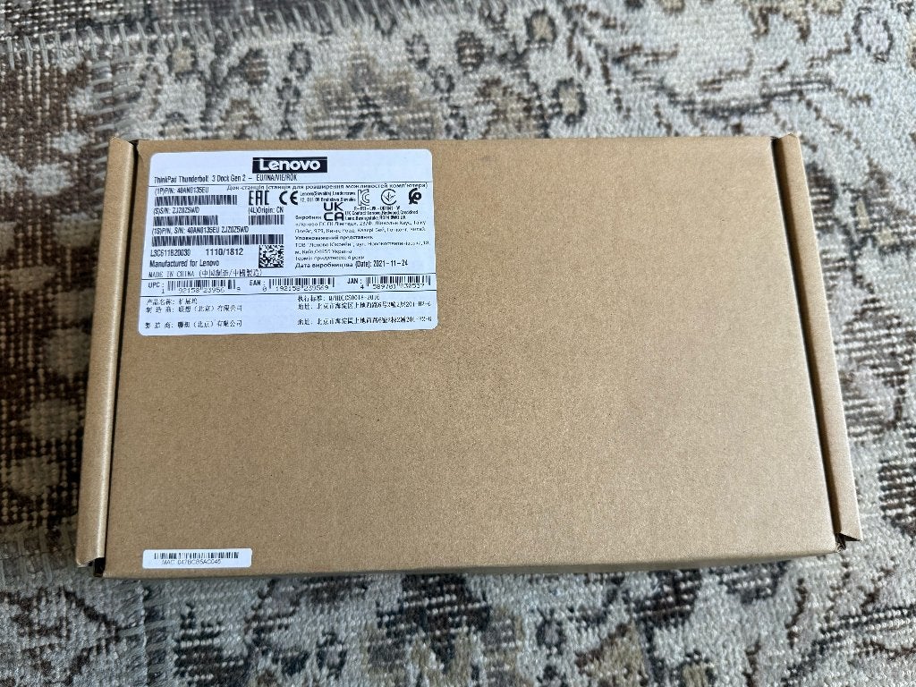 Lenovo Thinkpad Thunderbolt 3 Gen2, Ophalen, Nieuw, Lenovo, Docking station