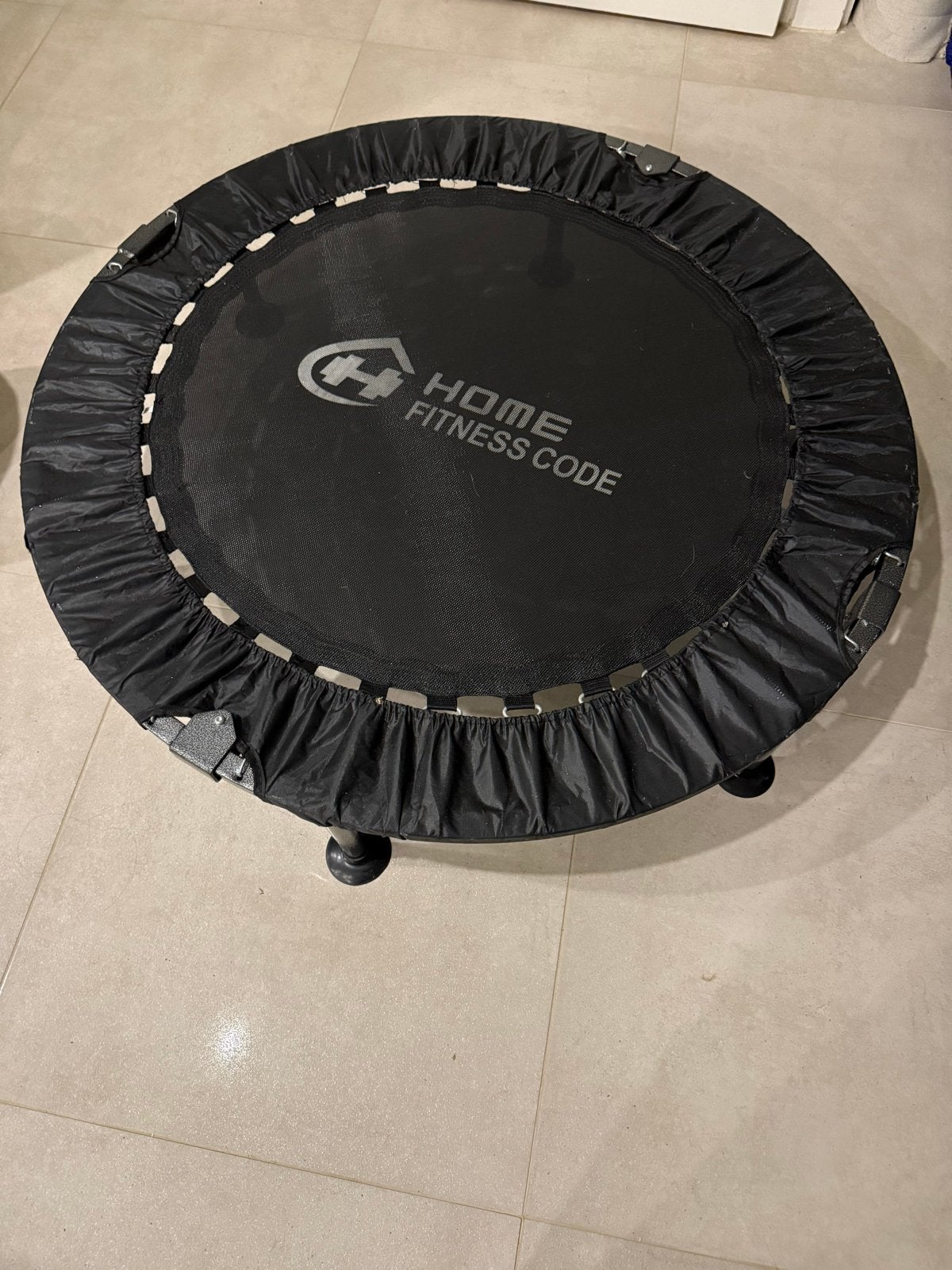 Compacte Trampoline voor Thuis Fitness - Home Fitness Code, Ophalen, Zo goed als nieuw