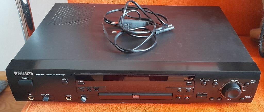Philips CDR 950 audio cd speler/recorder, Audio, Tv en Foto, Cd-spelers, Ophalen of Verzenden, Gebruikt, Philips