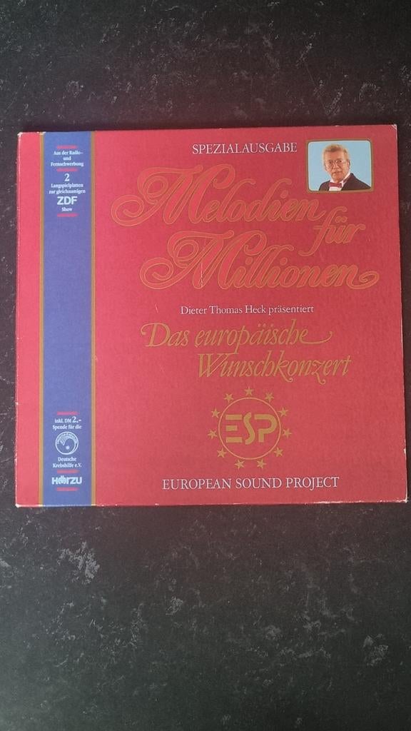 Melodien für Millionen - Das europäische Wunschkonzert, Ophalen of Verzenden, Romantiek, Gebruikt, Orkest of Ballet