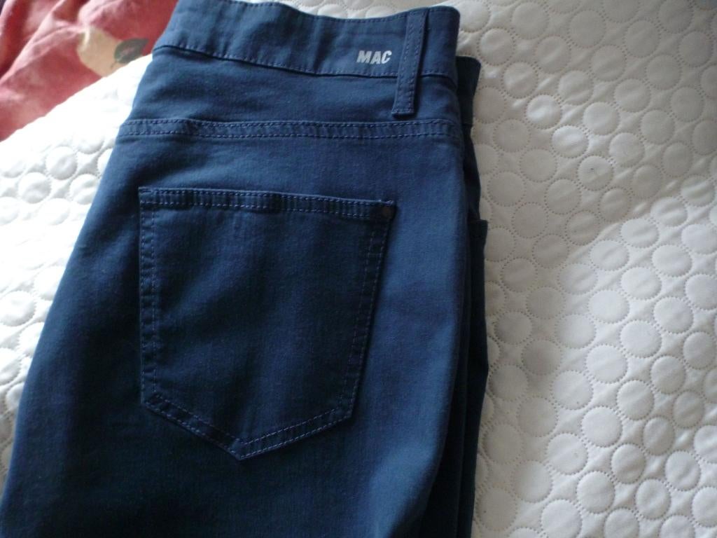 NIEUW broek MAC melanie  blauw 42 /L32 -GRATIS zend, Maat 42/44 (L), Nieuw, Lang, Verzenden
