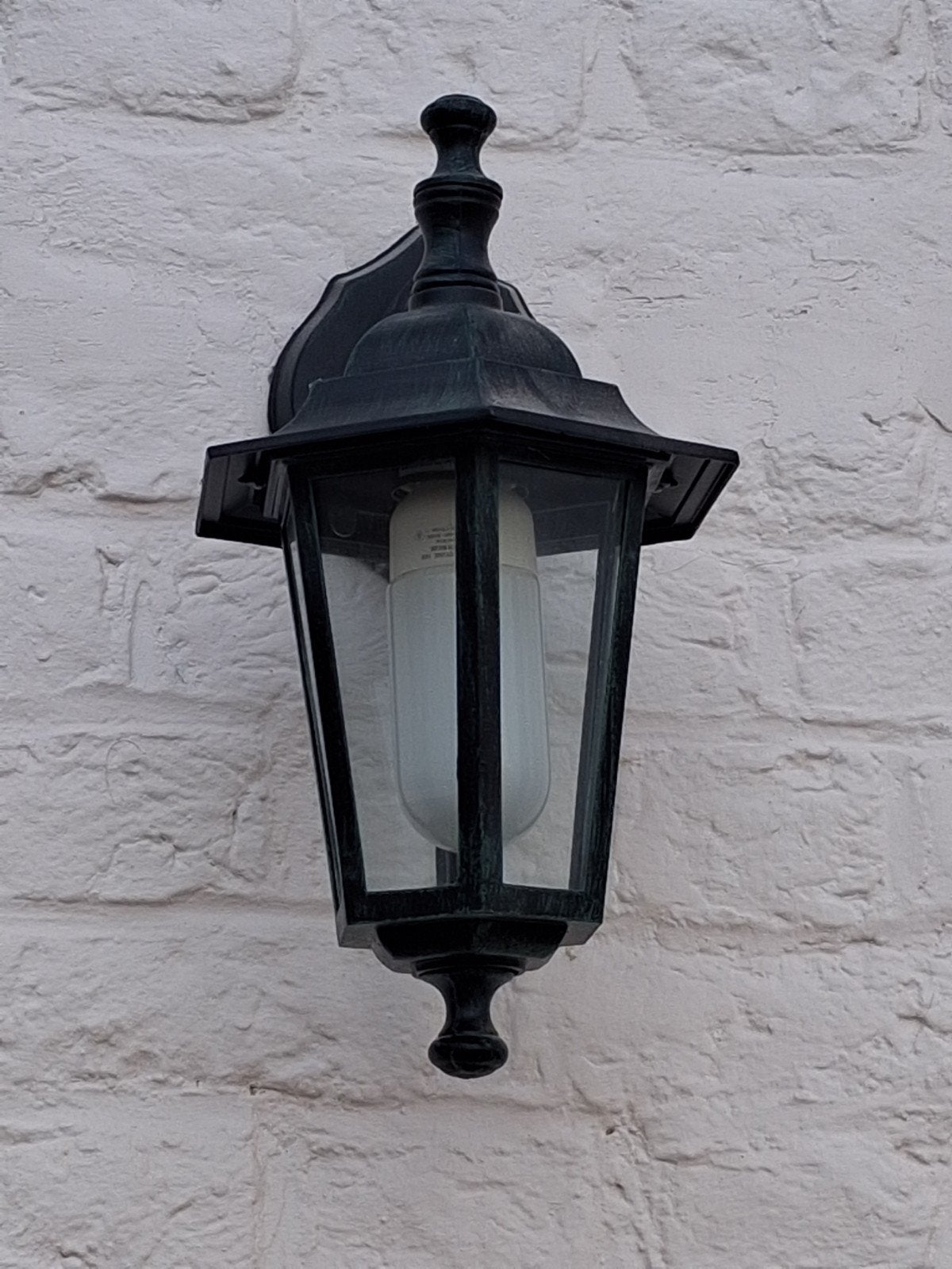 2 buitenlampen wandlamp, Minder dan 50 watt, Wandlamp, Aluminium, Ophalen of Verzenden
