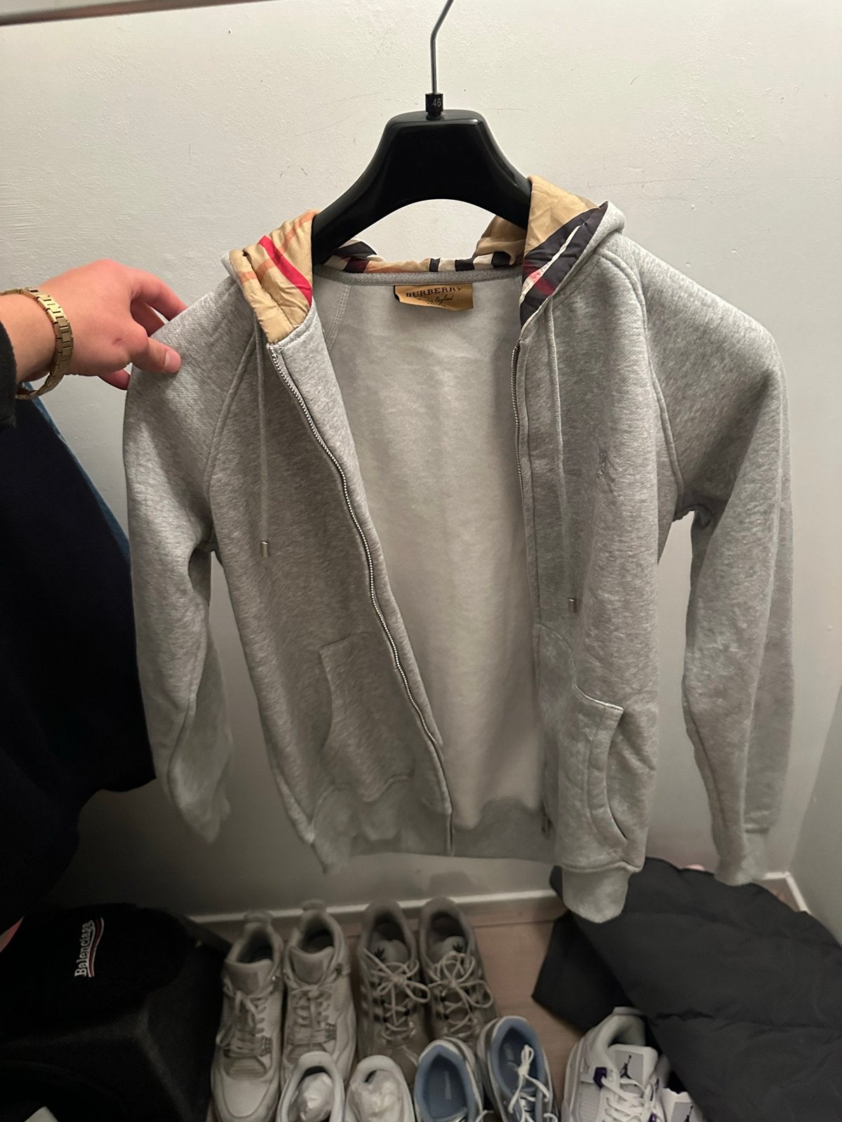 Burberry vest, Kleding | Heren, Truien en Vesten, Ophalen of Verzenden, Nieuw, Maat 48/50 (M), Grijs