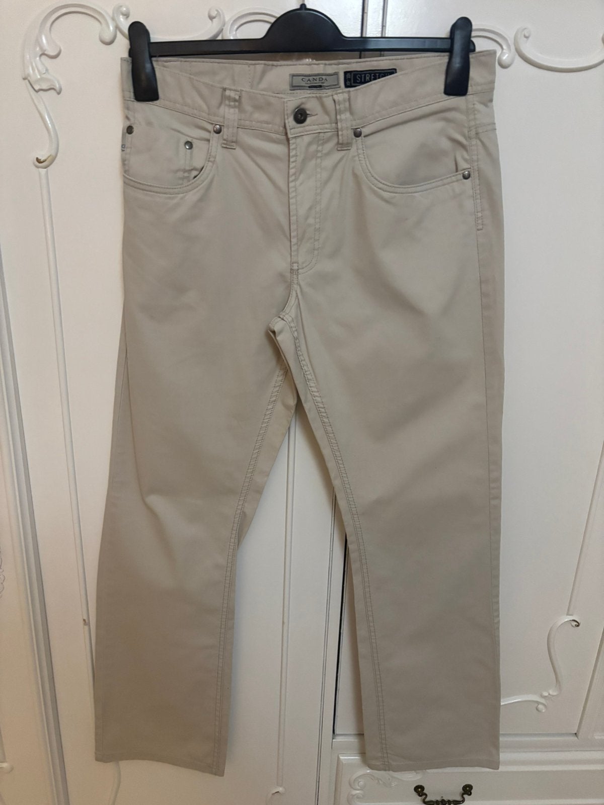 Nieuw crème beige broek merk Canda maat M, Ophalen of Verzenden, Nieuw, Maat 48/50 (M), Beige