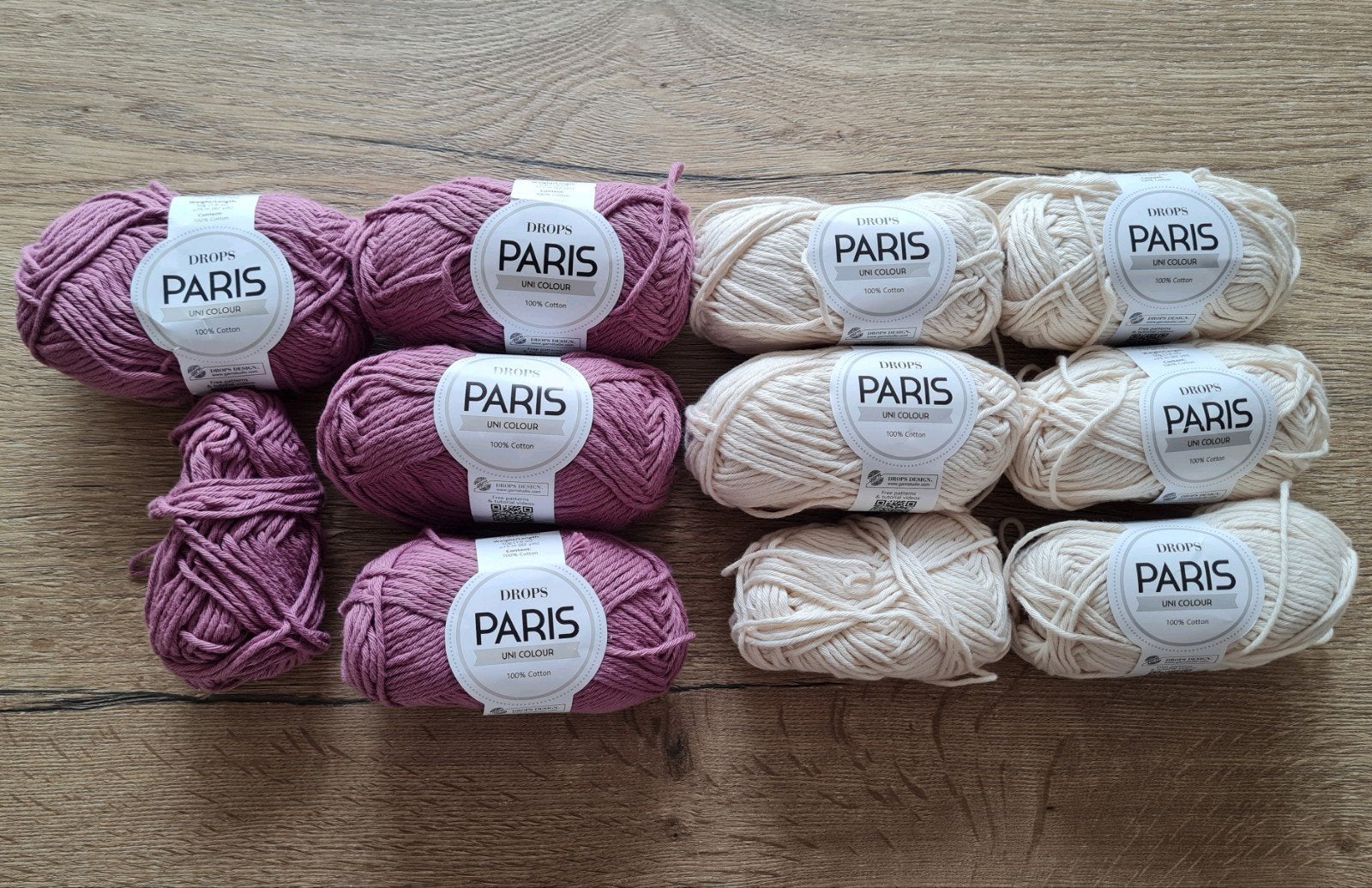 Drops Paris 100% Katoen Garen - 50 gr., Ophalen of Verzenden, Nieuw, Breien of Haken, Wol of Garen