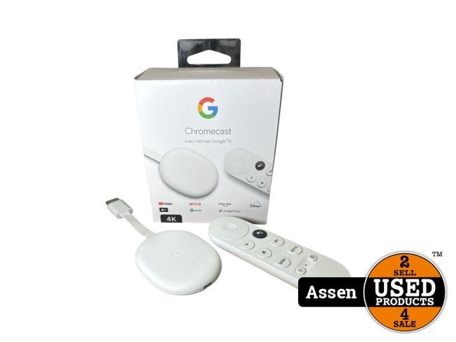 Google Chromecast Met Google TV 4K | Nette Staat, Audio, Tv en Foto, Google, Zo goed als nieuw, Press@google.com, 1600 Amphitheatre Parkway
Mountain View, CA 94043
USA
