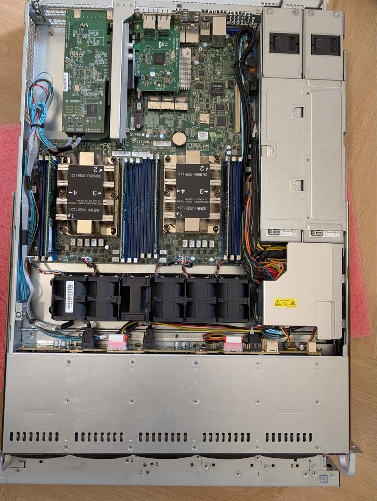 Supermicro X11DDW-L | Intel Silver 4114 | 128GB DDR4 | Rails, Computers en Software, Servers, Ophalen, 128 GB, 2 tot 3 Ghz