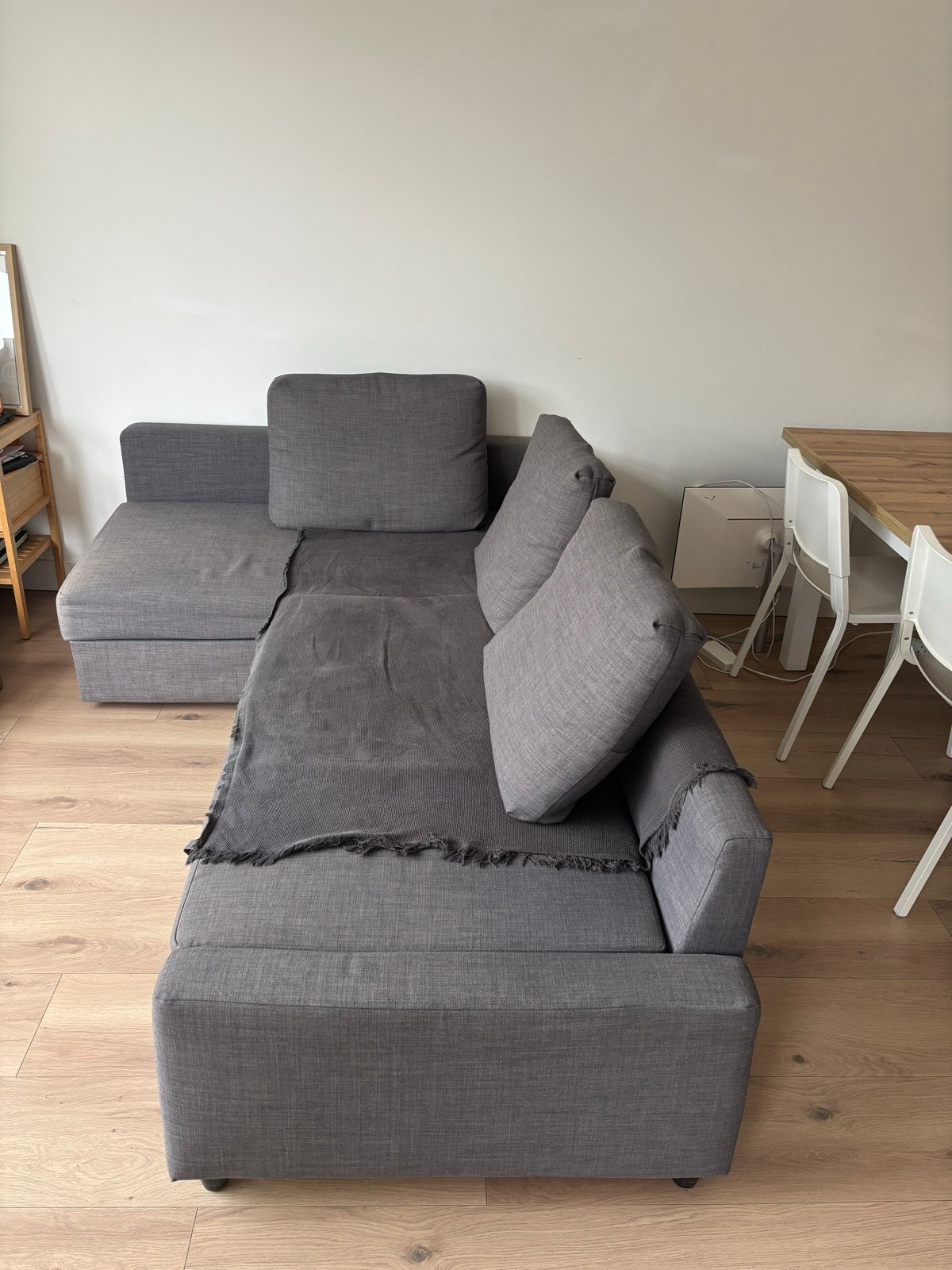Ikea FRIHETEN hoekbank - Gebruikt, goede staat, Ophalen, Gebruikt, 100 tot 125 cm, Hoekbank