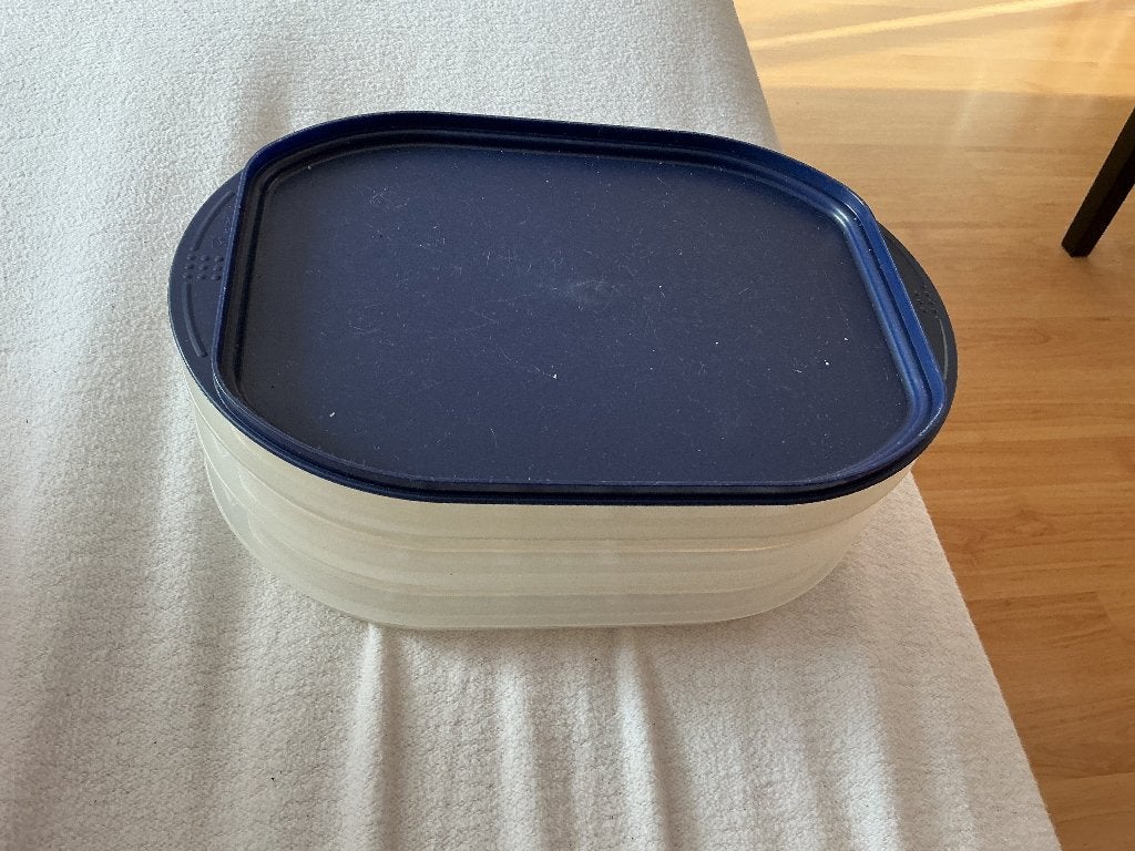 Vleesschaaltjes van tupperware, Ophalen of Verzenden, Gebruikt, Overige stijlen, Schaal of Schalen