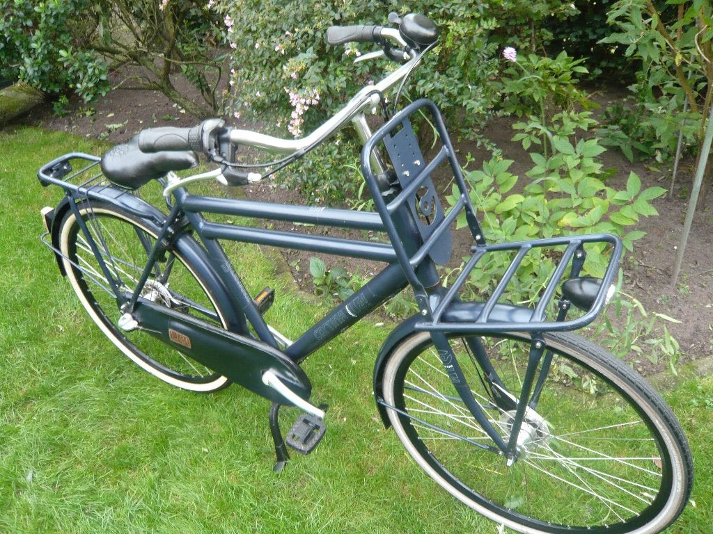 mooie aluminium CORTINA U4 Transport blauw 28"" 56cm, Gebruikt, Cortina, Handrem, Trommelrem
