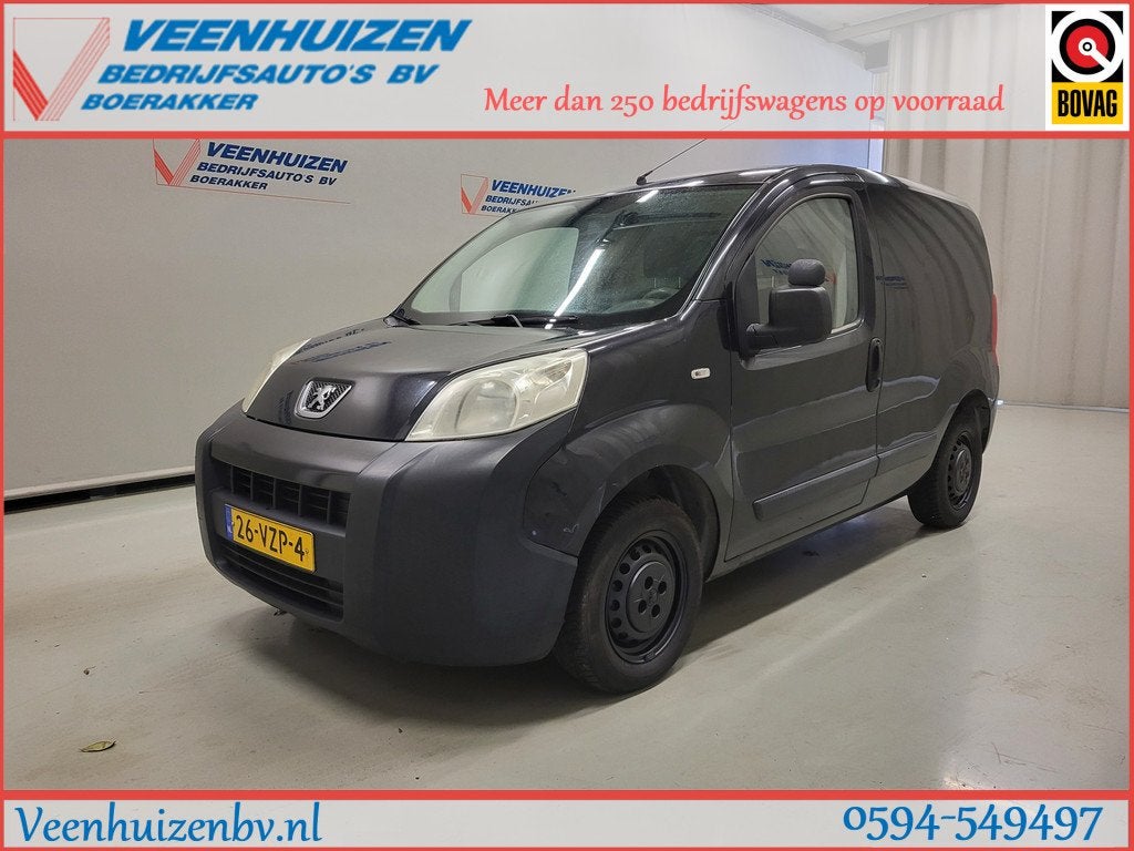 Peugeot Bipper 1.4HDi 70pk Marge Trekhaak! (bj 2009), Voorwielaandrijving, Elektrische ramen, 4 cilinders, 400 kg