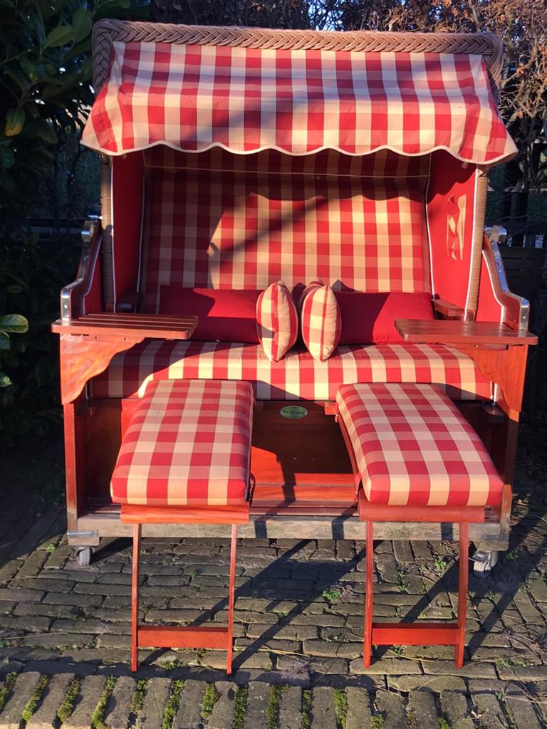 Cocon Center Tuincocoon Loungeset voor 2-3 personen, Ophalen, Gebruikt, 3 zitplaatsen, Teakhout