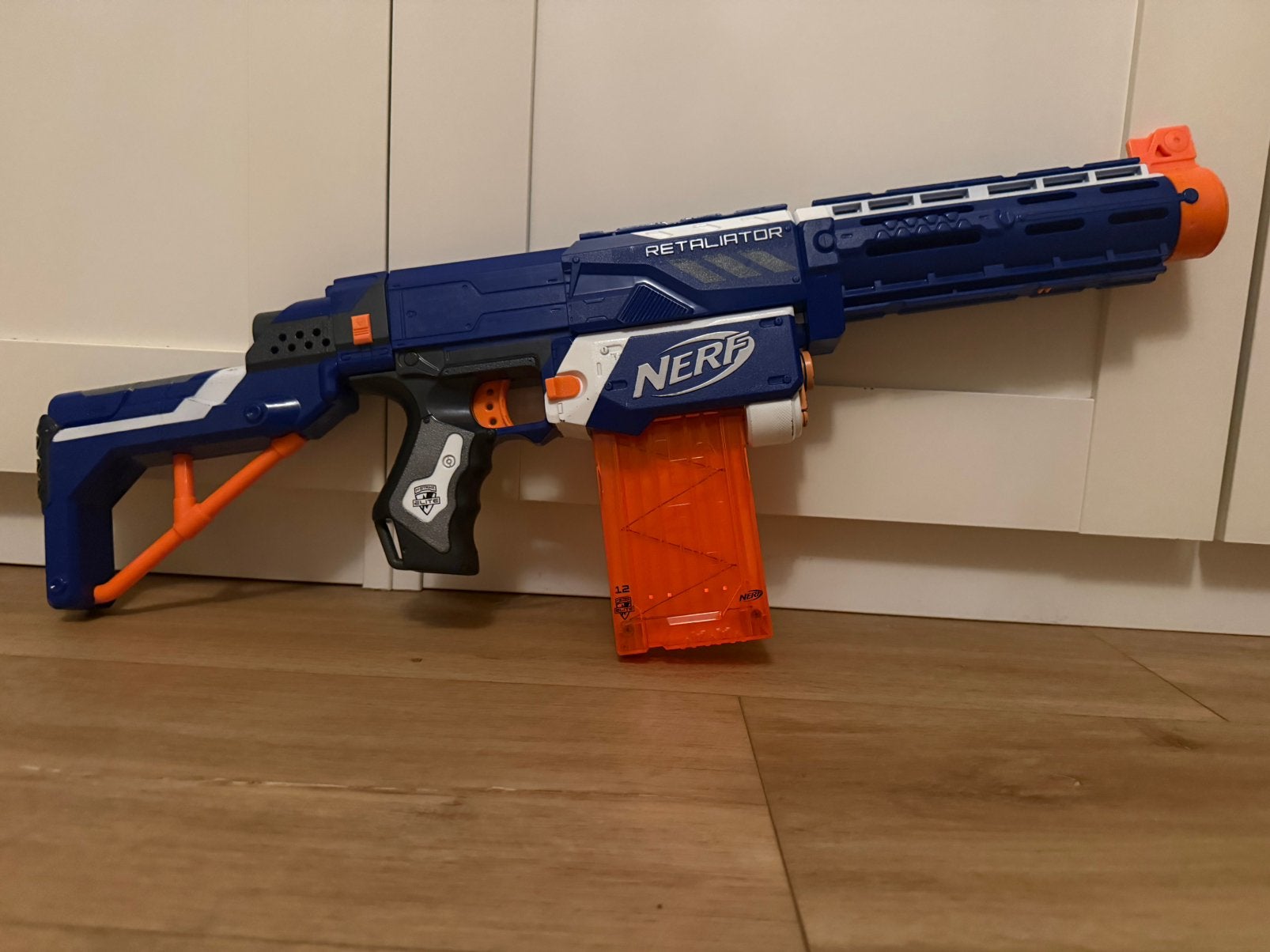 Nerf Elite Retaliator – Compleet – Zo goed als nieuw, Ophalen, Zo goed als nieuw
