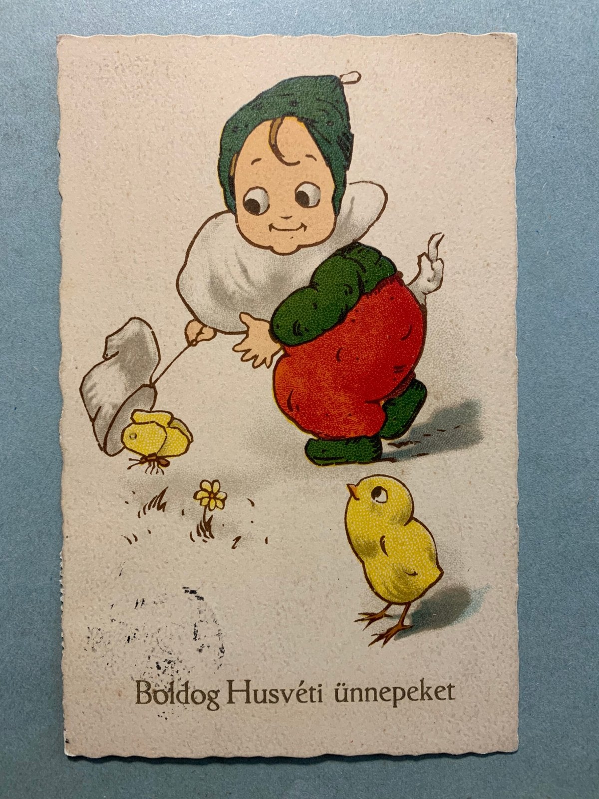 13-4-1931 Pasen - Boldog Húsvéti ünnepeket, Verzamelen, Ophalen of Verzenden, 1920 tot 1940, Gelopen, Feest(dag)