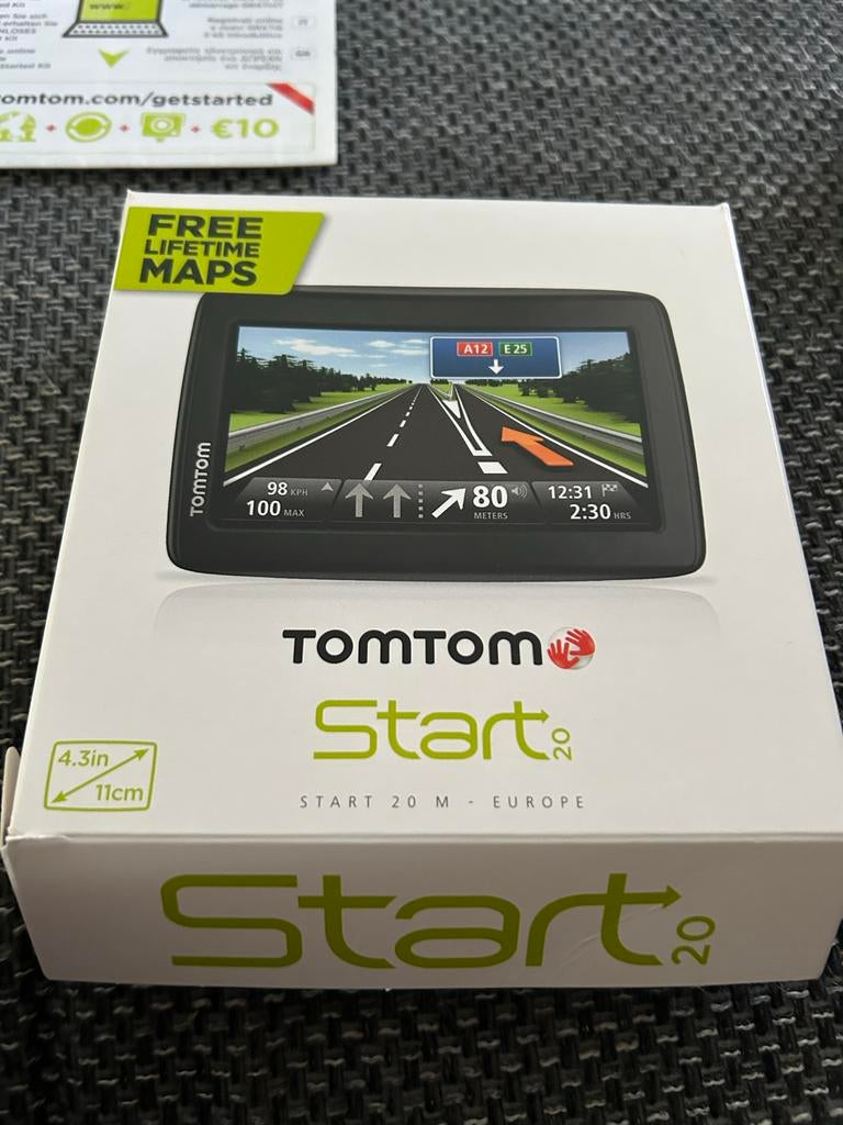 TomTom Start 20 navigatiesysteem met opladers, Ophalen of Verzenden, Gebruikt