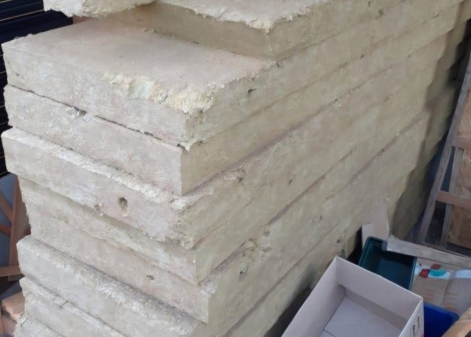 8 Rockwool platen 120mm dik, 60x200cm, hard geperst, Ophalen