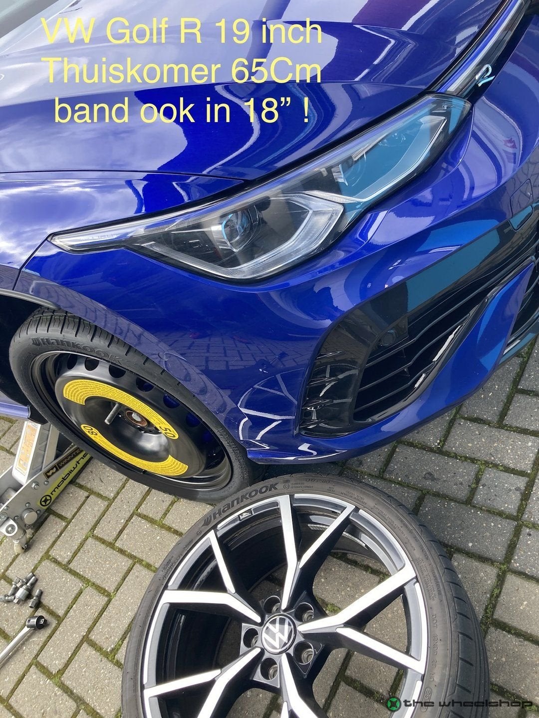 Thuiskomer Reservewiel VW T-Roc Golf 7/8 T-Roc Audi A3 OEM 1, Gebruikt, -, -, Banden en Velgen