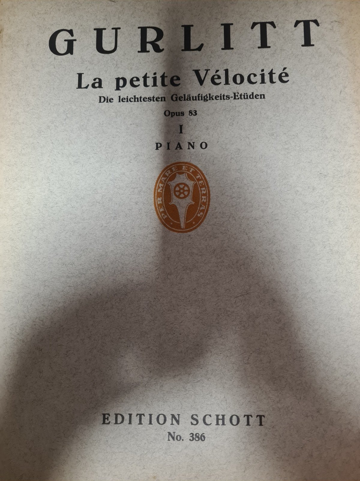 La petit Vélocité van Gurlit, deel 1 en 2, Gebruikt, Klassiek, Ophalen of Verzenden, Artiest of Componist