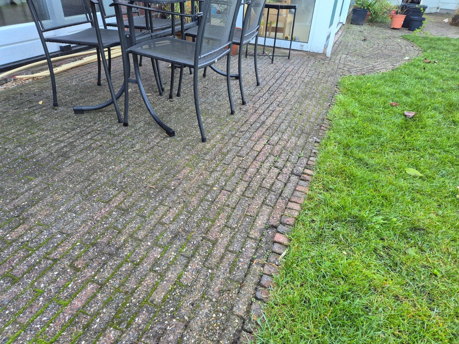 betonklinkers circa 60m2, Ophalen, Gebruikt, Overige materialen