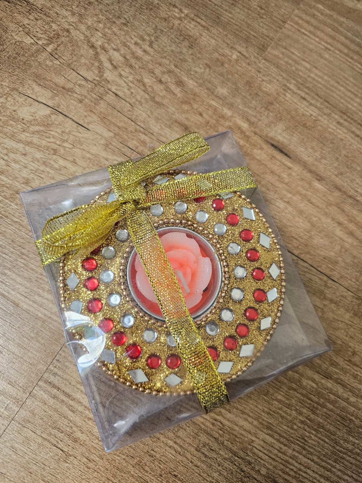 Indiase bedankjes voor Diwali of bruiloft, Overige materialen, Meerkleurig, Waxinelichthouder, Nieuw