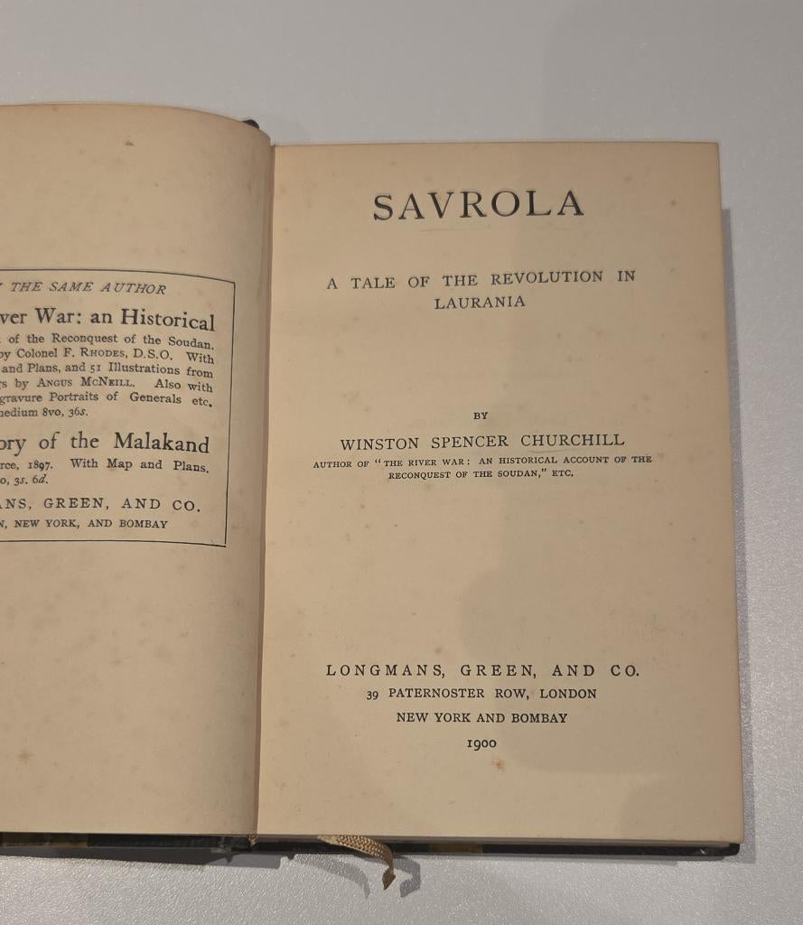 Savrola Winston Churchill 1900, Ophalen of Verzenden