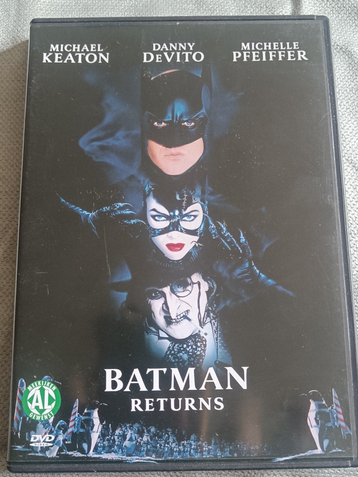 Batman Returns DVD - Actiethriller met Michael Keaton, Gebruikt, Actiethriller, Ophalen of Verzenden, Vanaf 12 jaar