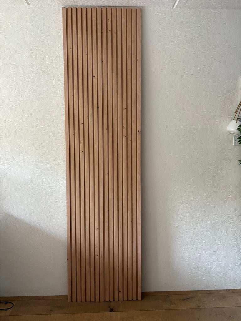 Akoestisch houten wandpaneel / lattenwand, Ophalen