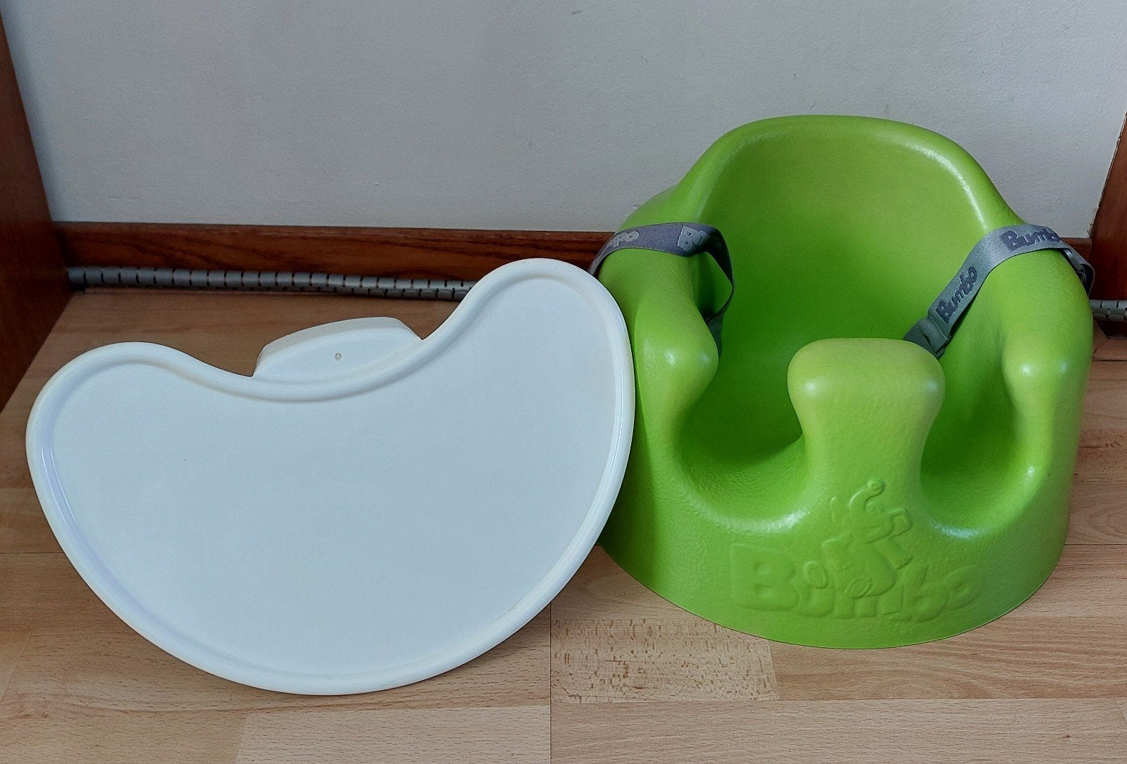 Bumbo babystoel met eetblad - Groen, Ophalen, Gebruikt, Overige typen, Afneembaar eetblad