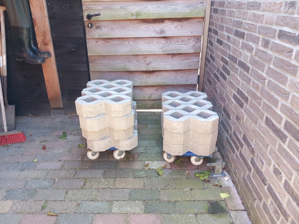 Grastegels beton 40x60cm. nieuw, Tuin en Terras, Ophalen, Overige typen, Nieuw, Minder dan 5 m²