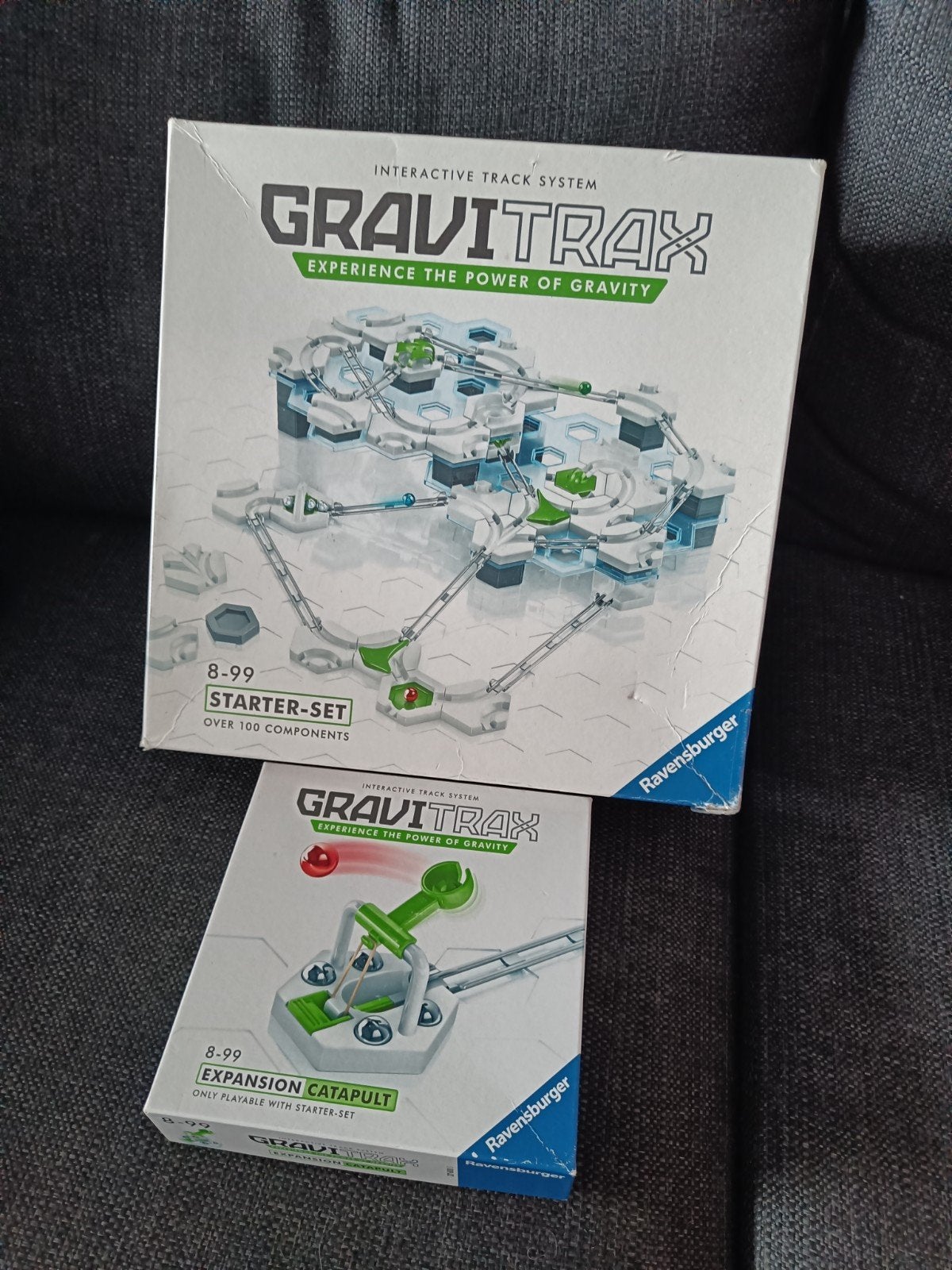 GraviTrax Starter Set & Uitbreiding Katapult, Ophalen of Verzenden, Zo goed als nieuw, Overige merken