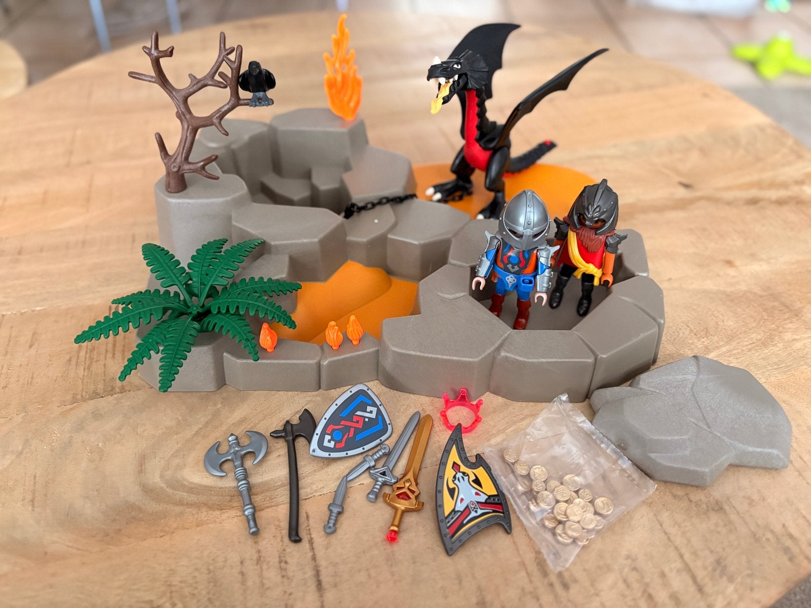Playmobil Super Set Drakenrots 4006, Kinderen en Baby's, Ophalen, Gebruikt, Complete set, Fantasy
