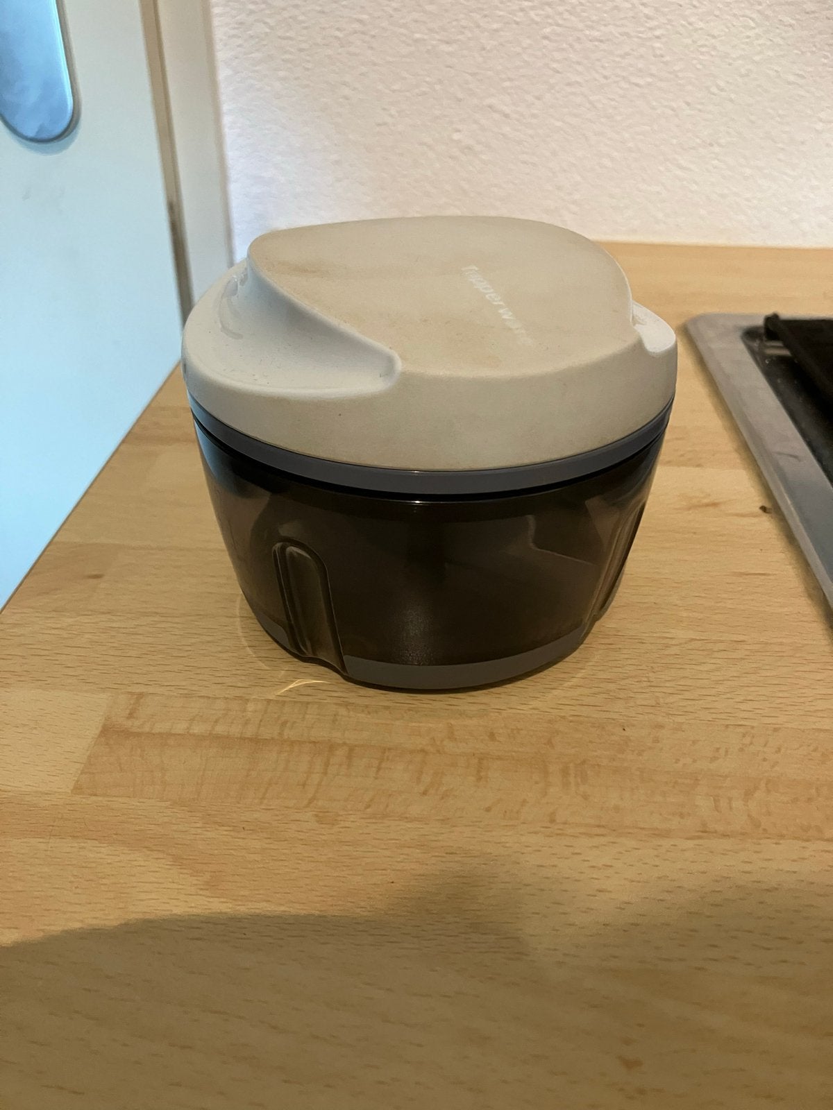 Tupperware Quick Chef 300 ml - Hakmolen/Keukenmachine, Gebruikt, Overige kleuren, Overige typen, Ophalen of Verzenden