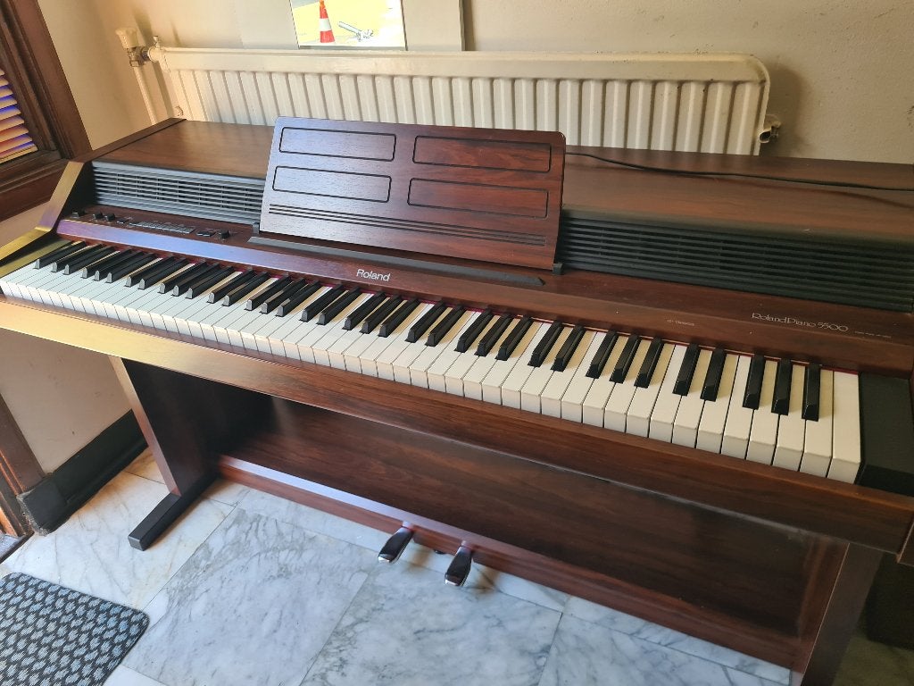 Electrische piano, Ophalen, Gebruikt, Bruin, Digitaal