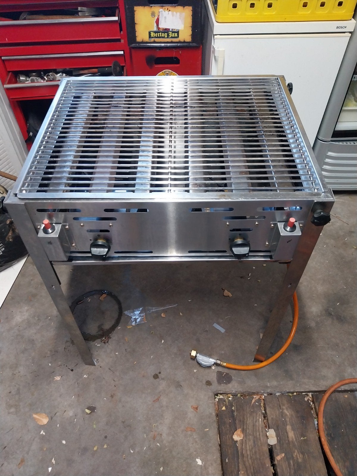 Hendi Grill-Master Maxi Gasbarbecue, Tuin en Terras, Barbecue-accessoires, Zo goed als nieuw, Ophalen of Verzenden