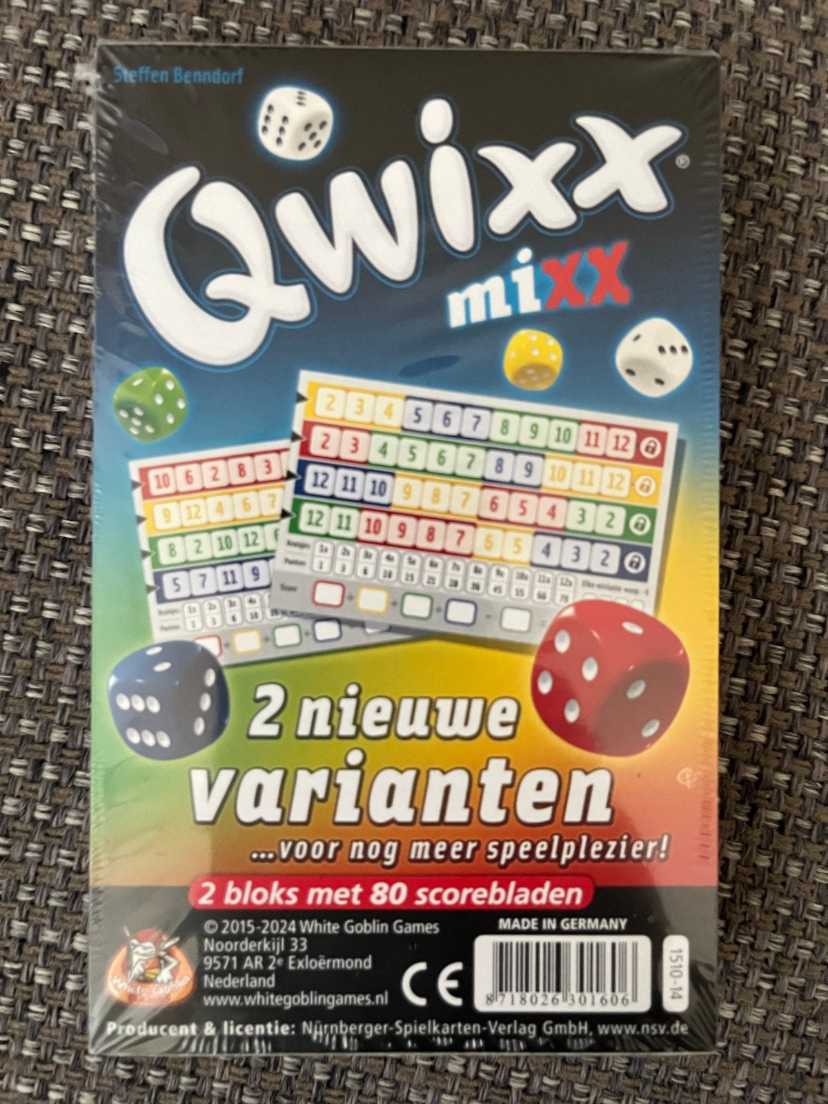 Qwixx Mixx: 2 nieuwe varianten voor nog meer speelplezier!, Een of twee spelers, Ophalen of Verzenden, Nieuw