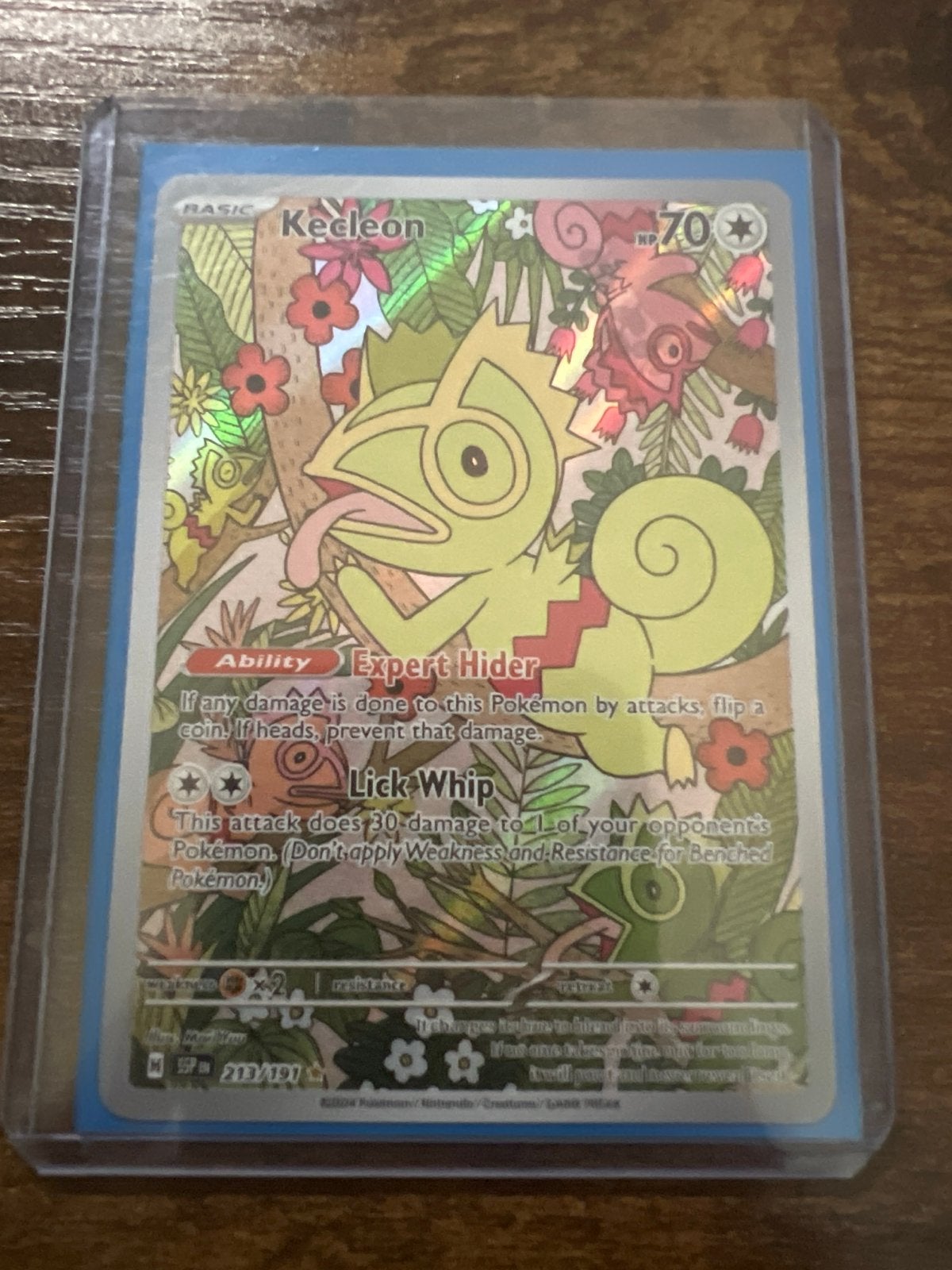 Kecleon 203/191 - Expert Hider - Pokémon Kaart, Ophalen of Verzenden, Zo goed als nieuw, Losse kaart, Foil