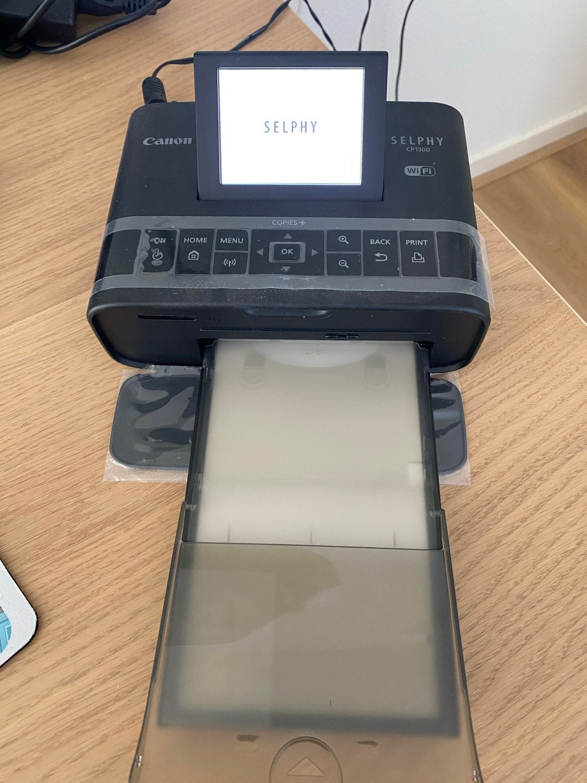 Canon Selphy CP1300 Fotoprinter met extra papierlade, Computers en Software, Printers, Zo goed als nieuw, Fotoprinter, Thermo-printer
