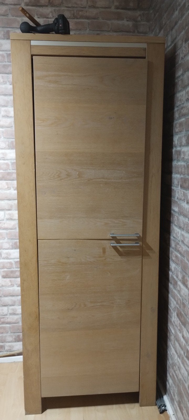 Houten kast met planken - 192x72x50 cm, Ophalen, 150 tot 200 cm, Overige houtsoorten, 50 tot 75 cm