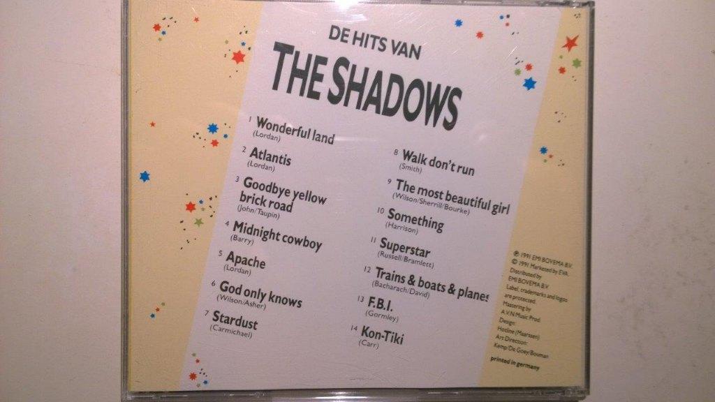 The Shadows - De Hits Van The Shadows, Ophalen of Verzenden, Zo goed als nieuw