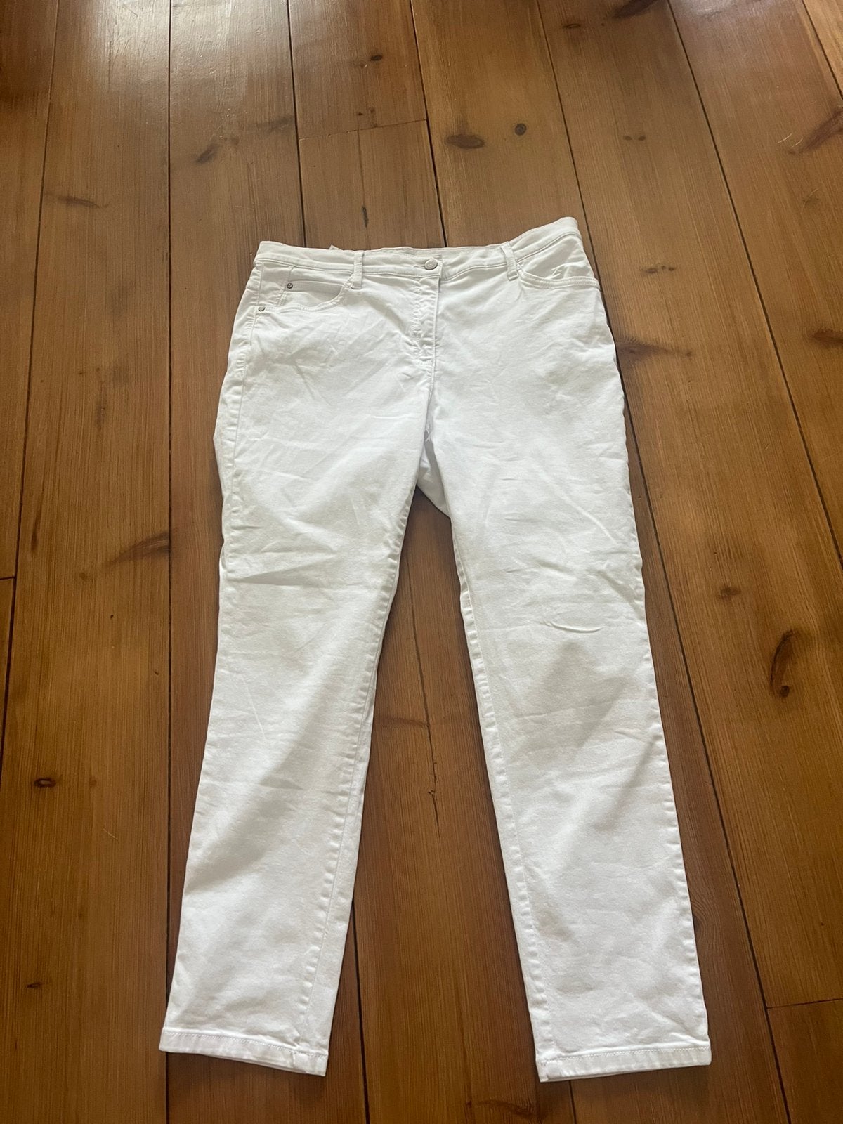 Mooie witte Brax broek, maat 40, Kleding | Dames, Maat 38/40 (M), Verzenden, Wit, Zo goed als nieuw