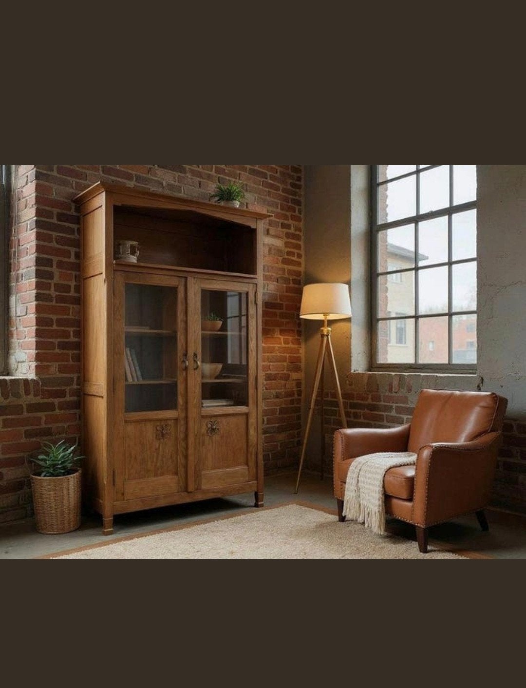 antieke kast Art deco boekenkast, Ophalen